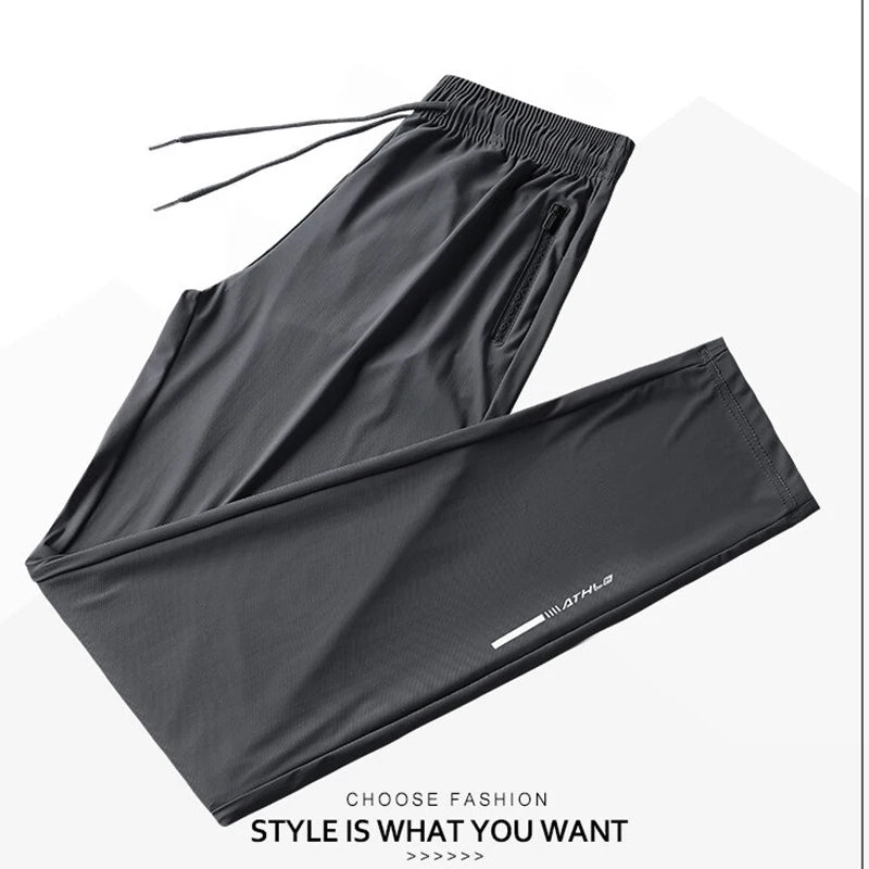 Men's Casual Joggers - Loose Fit, High Elasticity, Quick-Dry Material for Ultimate Comfort