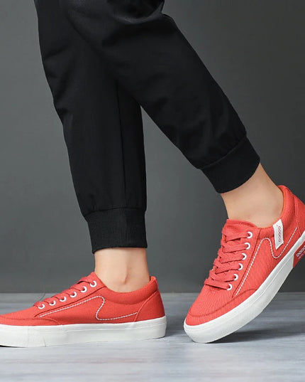 Breathable Men's Canvas Sneakers - Comfortable & Stylish Casual Shoes for Men