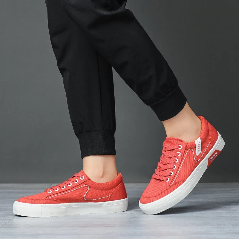 Breathable Men's Canvas Sneakers - Comfortable & Stylish Casual Shoes for Men