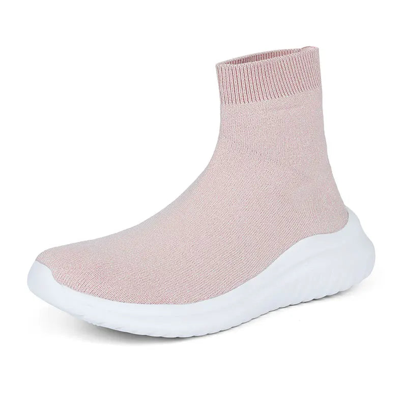 Breathable Mesh High-Top Sneakers for Men & Women