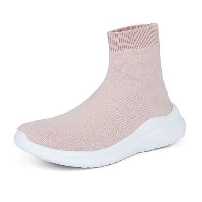 Breathable Mesh High-Top Sneakers for Men & Women