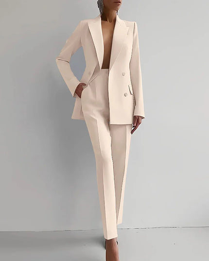 Women's Two-Piece Blazer and Pants Set