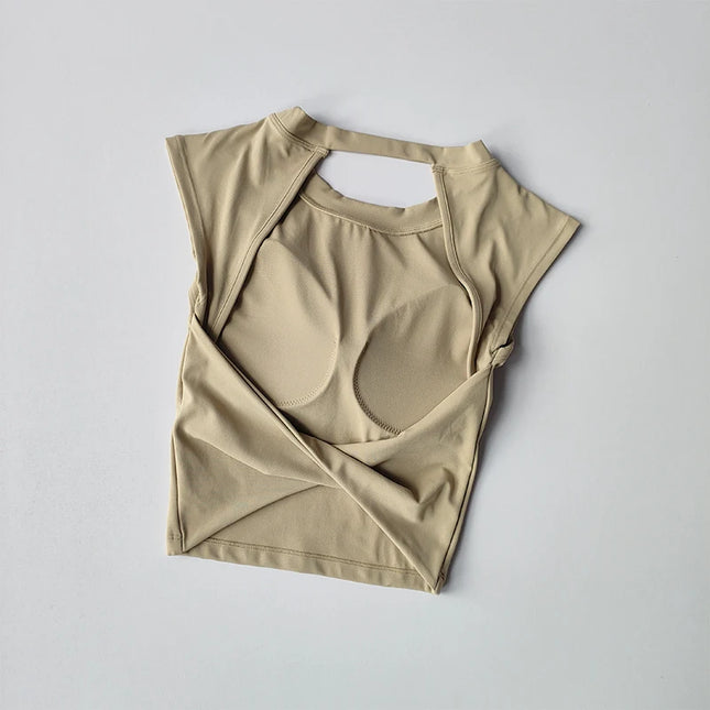 Women's Breathable Push-Up Sports Crop Top