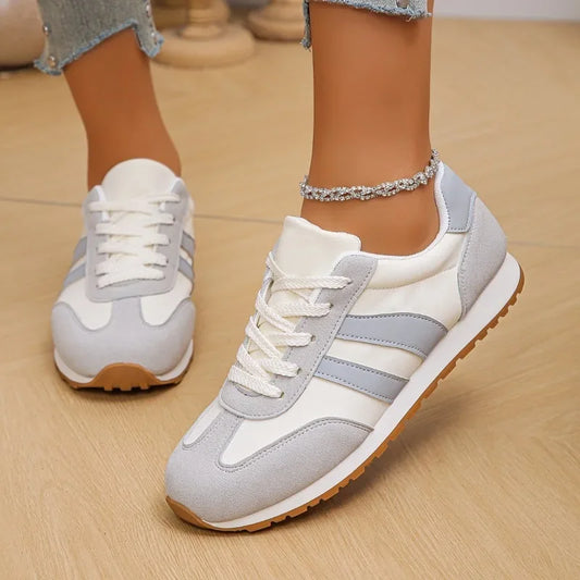 Women's Lightweight Breathable Lace-Up Sneakers 