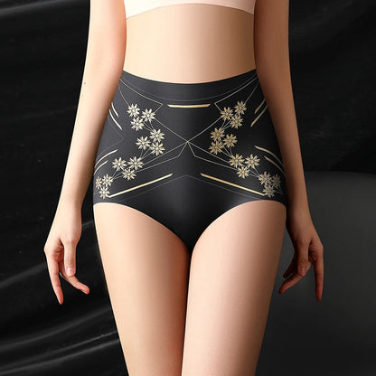 Women's 3-Piece High-Waist Panties with Tummy Control and Belly Firming Design