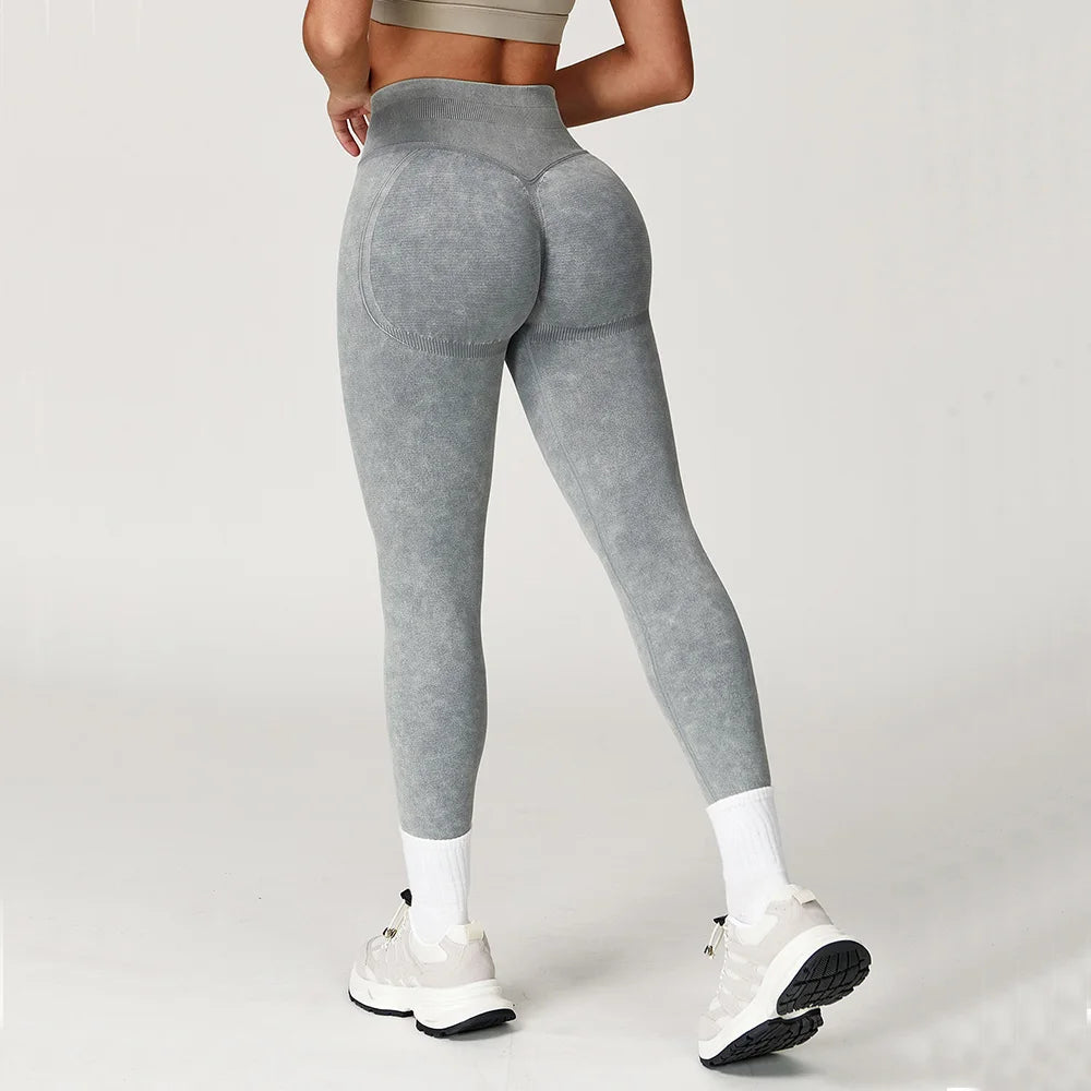 High Waist Women's Seamless Leggings - Performance Yoga and Workout Tights