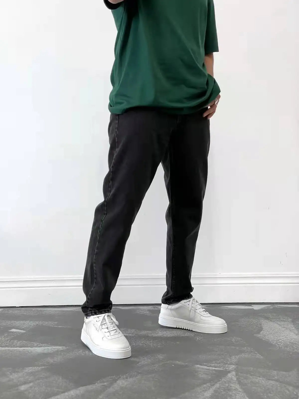 Casual Men's Straight Fit Stretch Denim Jeans