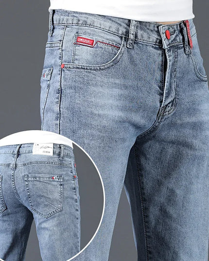 Men's Slim Fit Stretch Jeans - Comfortable Slim Fit Pants