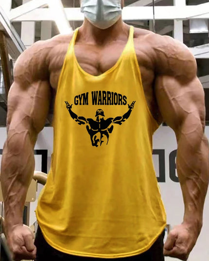 Men's Fitness Tank Top - Sleeveless Bodybuilding Vest
