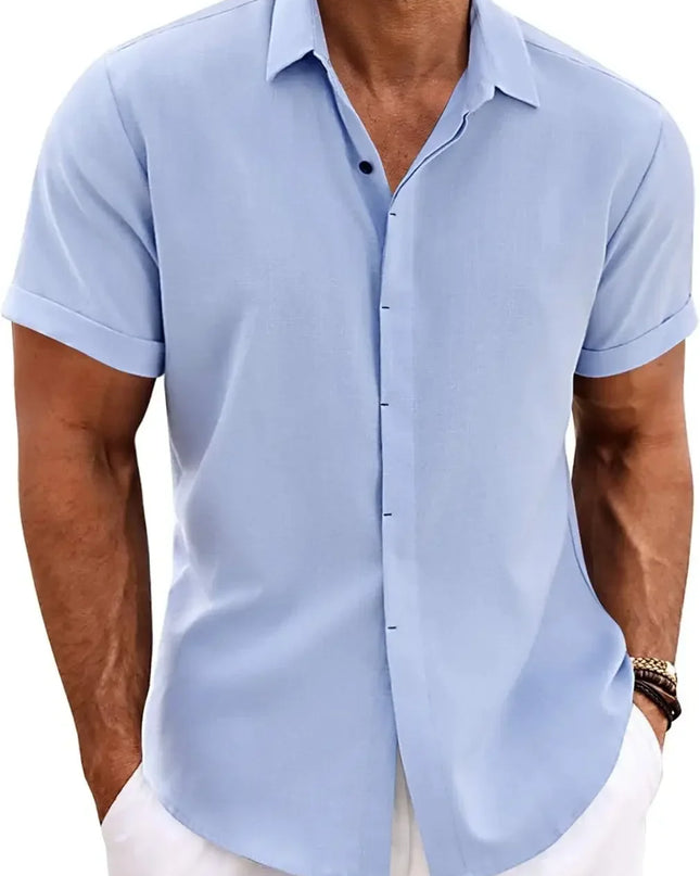 Men's Casual Button-Down Shirt