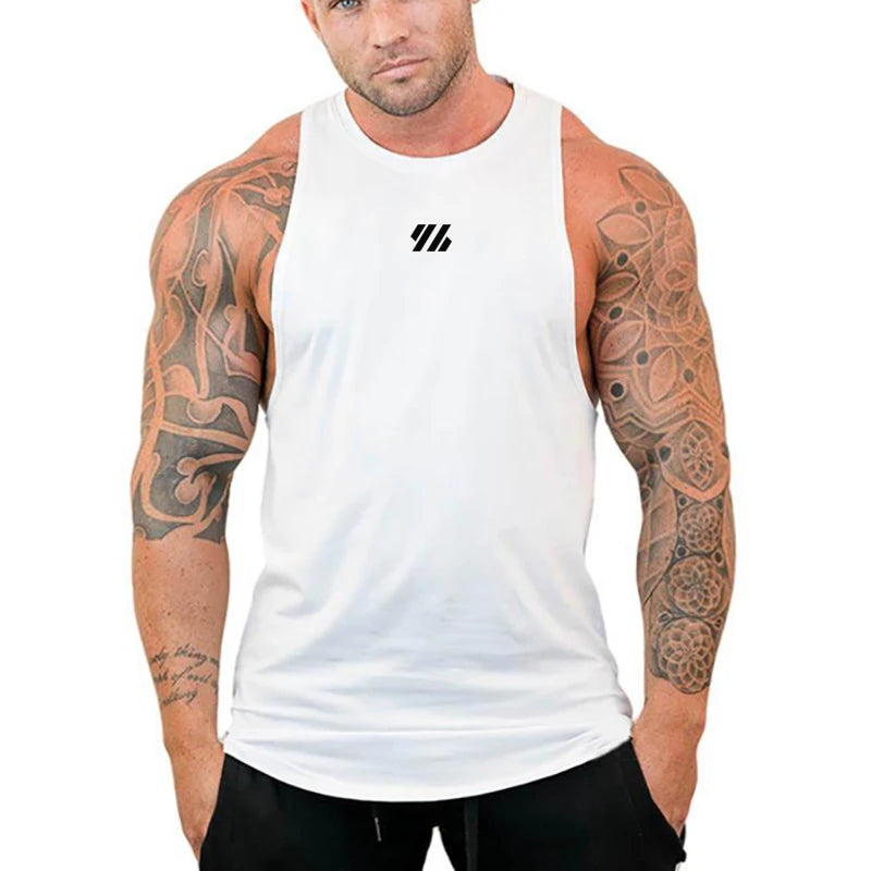 Men's Loose Fit Cotton Tank Top - Breathable and Comfortable Vest