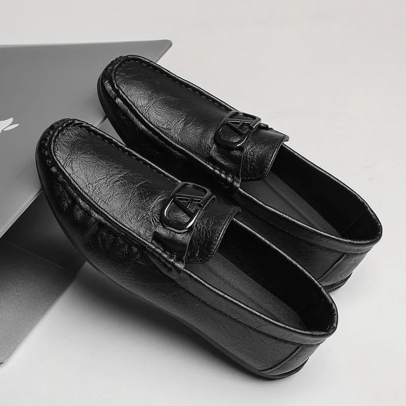 Men's Denim Casual Slip-On Loafers – Comfortable & Stylish Men's Shoes