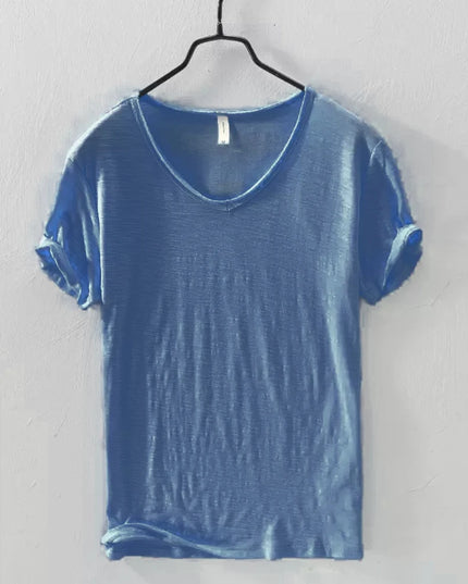 Women's V-Neck Short Sleeve Slim Fit T-Shirt 