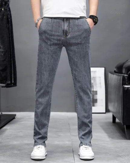 Men's Slim Fit Stretch Skinny Jeans – Casual Casual Denim for Men