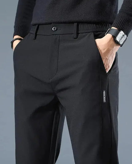 Men's Slim Fit Straight Leg Trousers