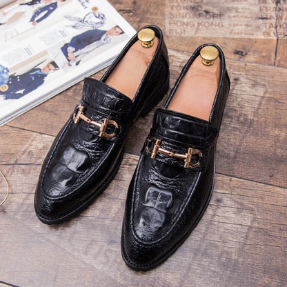 Elegant Men's Faux Leather Dress Shoes