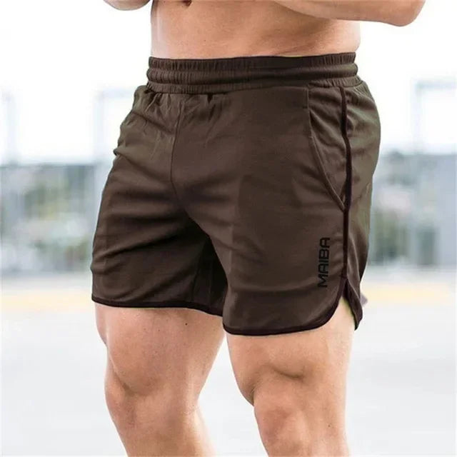 Men's Sports Fitness Shorts with Quick-Dry Fabric
