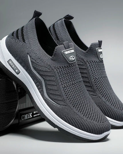 Lightweight Breathable Mesh Casual Shoes for Men - Non-Slip Design
