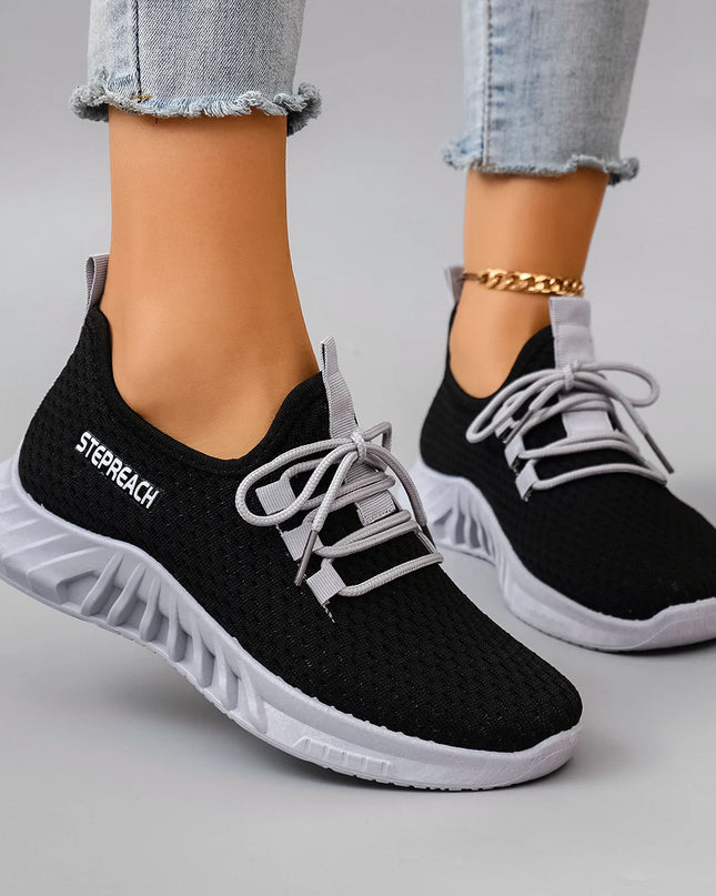Women's Breathable Mesh Flat Sneakers