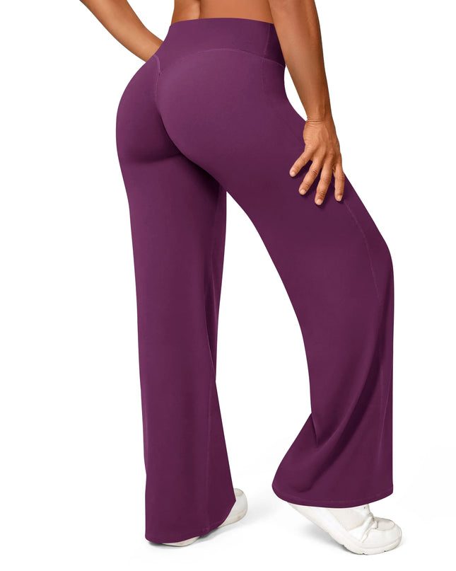 Women's Mid-Waist Straight-Leg Sweat Pants in Soft Butter Fabric