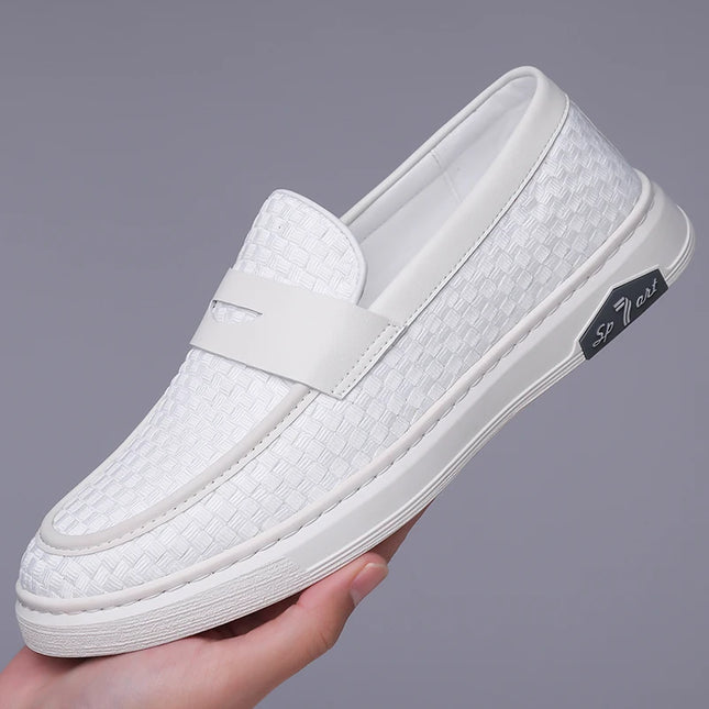 Men's Slip-On Loafers with Soft Sole and Anti-Slip Design