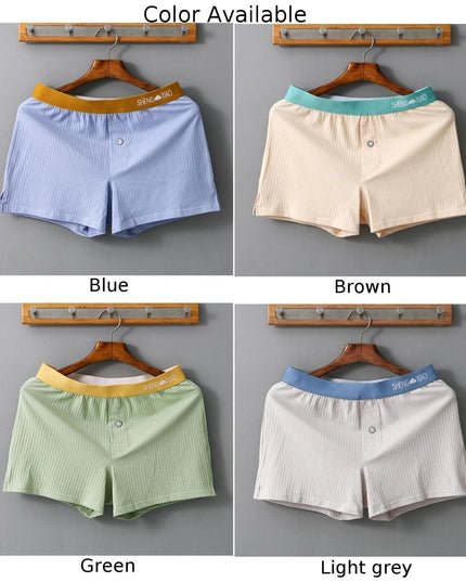 Men's Soft Cotton Shorts - Comfortable and Skin-Friendly Trunks
