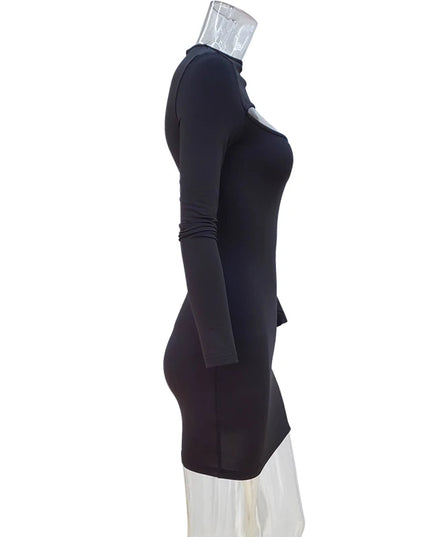 Hollow-Out Corset Mini Dress: Bodycon Styles for Women