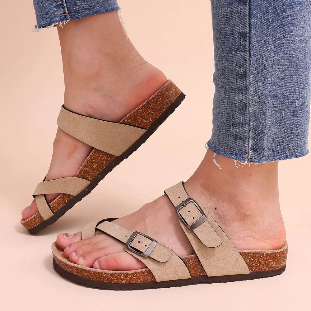 Elegant Women's Classic Suede Slippers