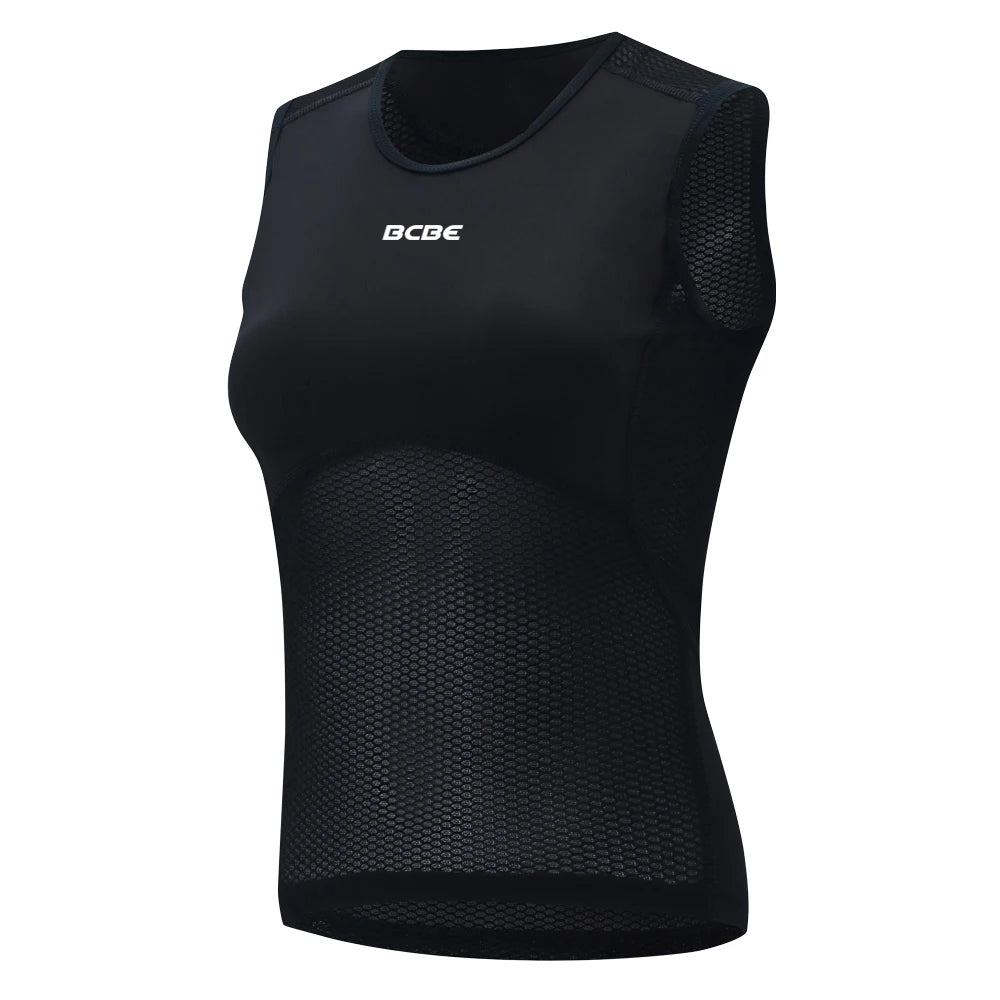BCBE Women's Mesh Breathable Quick-Dry Cycling Undershirt Vest