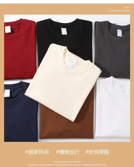 Men's Cotton Long Sleeve Casual Loose Fit Sweater