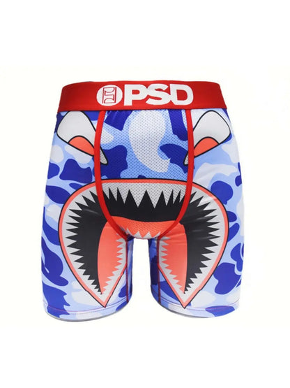 PSD 1 Piece Men's Breathable Boxer Briefs Underwear