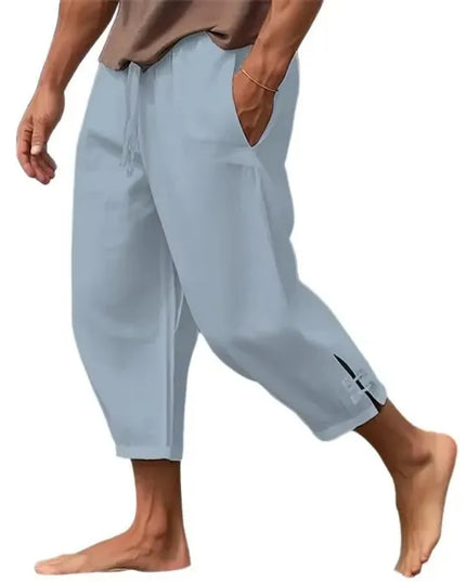 Men's Casual Loose Cotton-Linen Blend Pants