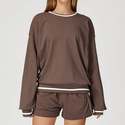 Women's Two-Piece Sweater and Sweatpants Set