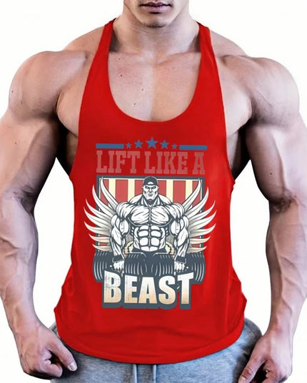 Men's Casual Fit Stringer Tank Top - Various Colors