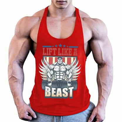 Men's Casual Fit Stringer Tank Top - Various Colors