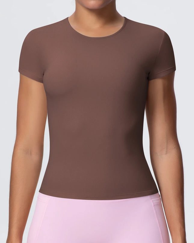 Women's Workout T-Shirt - Quick-Drying, Breathable, Slim Fit