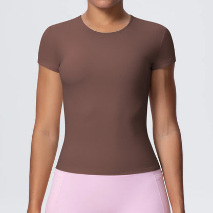 Women's Workout T-Shirt - Quick-Drying, Breathable, Slim Fit