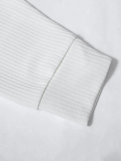 Men's Retro Striped Polo Sweater