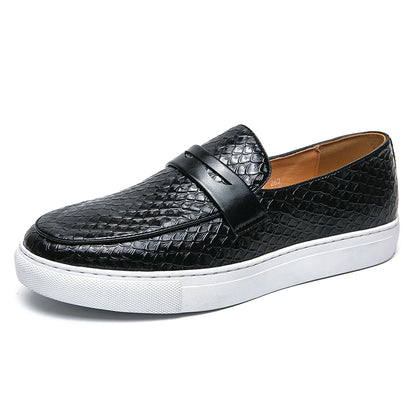 Men's Authentic Leather Dress Loafers
