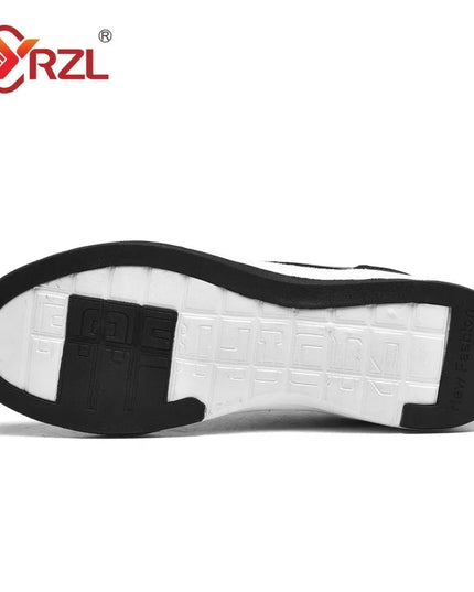 Men's Faux Leather Sneakers - Non-Slip Design - Various Colors