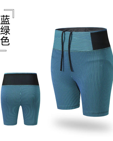 Men And Women's Quick-Dry Compression Running Shorts with Inner Liner and Mesh Waist Pocket