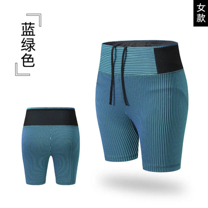 Men And Women's Quick-Dry Compression Running Shorts with Inner Liner and Mesh Waist Pocket
