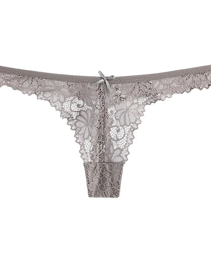 5-Piece Set of Women's Transparent G-String Thongs - Various Color Set