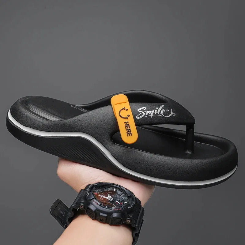 Ultra-Comfortable Non-Slip Flip Flop Slippers for Men and Women with Thick Soft Sole