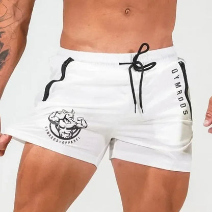 Men's Sports Shorts with Drawstring Elastic Waist