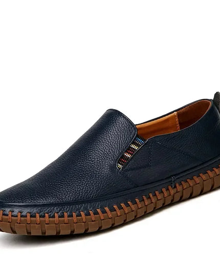 Men's Casual Slip-On Shoes in Genuine Leather