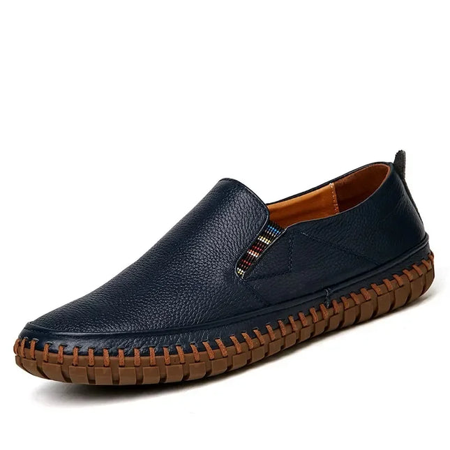 Men's Casual Slip-On Shoes in Genuine Leather