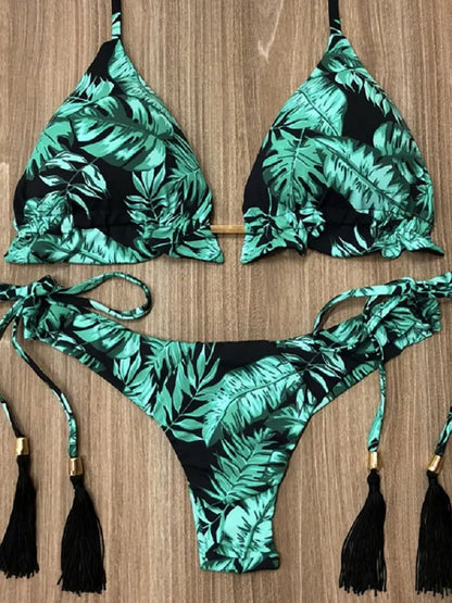 Women's Two-Piece Bikini Set - Various Colors And Designs
