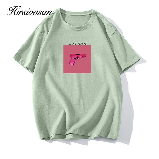 Women's Cotton Casual Loose Fit O-Neck T-Shirt