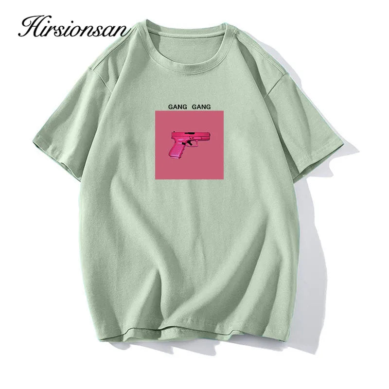 Women's Cotton Casual Loose Fit O-Neck T-Shirt